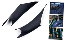 Door Pull Handle Cover Interior Trim for BMW 3 Series 320, Left+Right Black