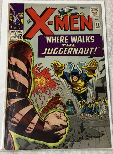 VINTAGE X-MEN #13 VG+ 4.5 MARVEL COMICS 1965, 1st JUGGERNAUT