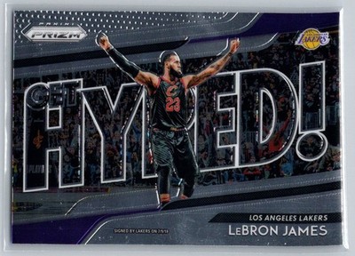 2018 Panini Prizm Get Hyped #4 Lebron James Basketball