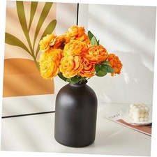 Vases for Home Decor Large Vase for Table Centerpieces Living Room, Matte Black