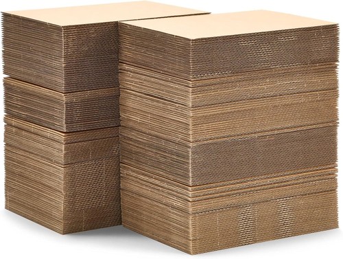 200 Pack of 5 x 7 Inch Brown Cardboard Sheets - Perfect for Crafts & Shipping - Picture 9 of 11