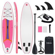 10.6FT Inflatable Stand Up Paddle Board Surfing Board Surfboard Triclicks® SUP