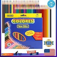 Colored Pencils for Adult Coloring Books, 48 Colored Pencil Set for Artist Sketc