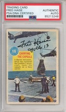 1963 TOPPS ASTRONAUTS #16 FRED HAISE APOLLO 13 SIGNED PSA DNA COA AUTOGRAPH NASA