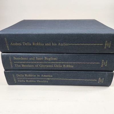 Andrea Della Robbia Set Allan Marquand 1972 Hardcover Art Books