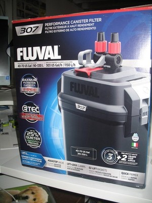 FLUVAL 307 PERFORMANCE CANISTER FILTER - UP TO 70 US GAL brand new in box