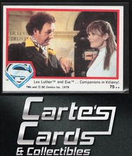 Lex Luthor and Eve...Companions in Villainy! 1978 Topps Superman: The Movie #75