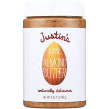 Justin'S Classic Almond Butter Only Two Ingredients No Stir Gluten-Free