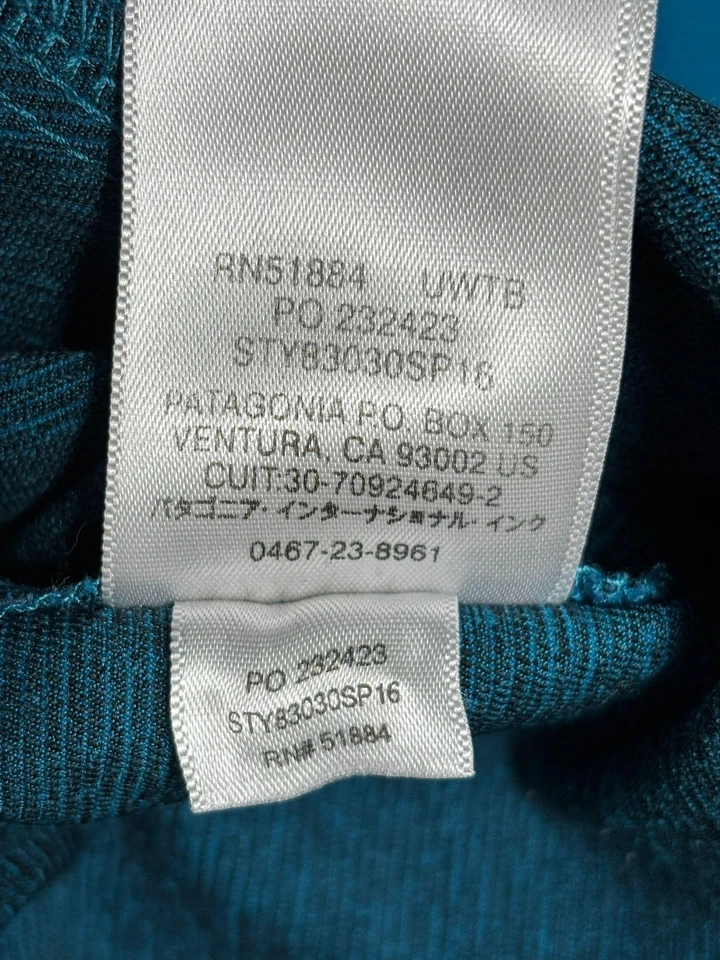 Куртка с капюшоном Patagonia мужская XL синяя красная на молнии мягкая подкладка беговая СТИЛЬ 85303 - Изображение 4 из 4