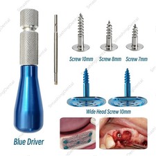 Dental GBR Tenting Screws Fixation Guide Regeneration Membrane Thread Wide Head
