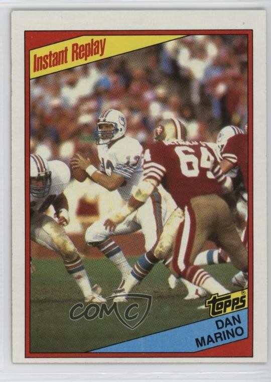 1984 Topps Instant Replay Dan Marino #124 HOF 12g7