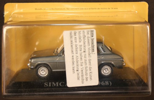 Altaya 1:43 Abarth Simca 1300 #43 24h LeMans 1962 Dubois, Harris MW1ALA0077 modèle voiture MW1ALA0077