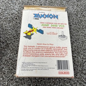 Zaxxon &ndash; Atari 2600 VCS &ndash; Complete in Box &ndash; Tested & Working