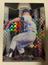 2019 Panini Prizm - Tier III Tom Seaver #228 Power Plaid Prizm /75