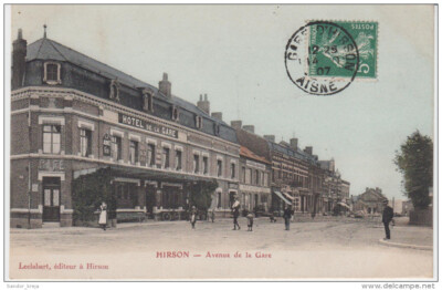 CPA - Hirson - Avenue de la Gare