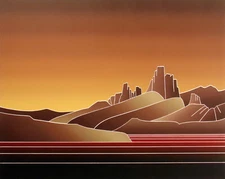 John Martineau "Mesa Grande" Hand Signed Ltd Ed Fine Art Print, Make Offer!