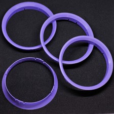 4x Zentrierringe 74,1 x 72,6 mm lila Felgen Ringe Made in Germany