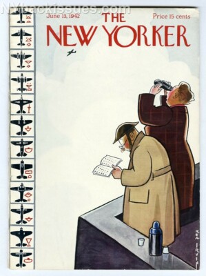 New Yorker magazine June 13 1942 Joel Sayre E J Kahn Jr Saul Steinberg FINE