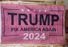 Donald Trump President 2024 Flag FREE SHIP Save America Republican USA Sign 3x5’