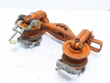 American Monorail 2T-2800-4 Curved Beam Trolley Hoist 200 Series 2800LB Cap