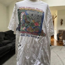 Hanes Vintage White Famous San Diego Zoo Koala Bear T Shirt Sizw XL