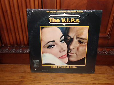 MIKLOS ROZSA - THE V.I.P.'S - Original Motion Picture Soundtrack - MGM E-4152 ST