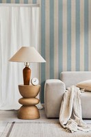 Vliestapete Streifen Muster Modern Textiloptik Blau Beige 78226-3 (3,47€/1Qm)