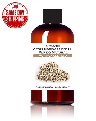 SELECT ORGANIC VIRGIN  MORINGA SEED OIL ALL NATURAL UNREFINED COLD PRESSED