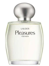 PLEASURES BY ESTEE LAUDER-EDC-MEN-SPRAY-3.4 OZ-100 ML-AUTHENTIC-SWITZERLAND