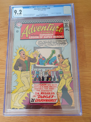 DC Adventure Comics 348 CGC 9.2 Off White / White Pages