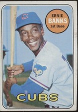 Ernie Banks 1969 Topps #20 Chicago Cubs VG #1