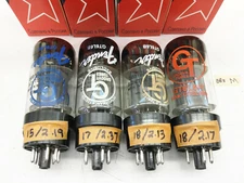 Quad of Sovtek 5881 / 6L6 WXT Power Tubes Tested and Matched (m)