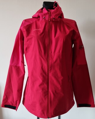 Mammut Gore-tex Women Rain Waterproof Pink Jacket size XL