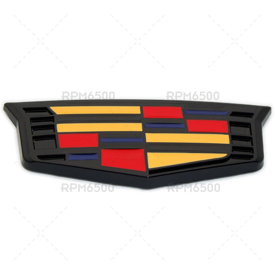 2x New Cadillac Fender Marker Side Body Logo Badge Emblem Car Decoration Sport V - Image 4 of 4