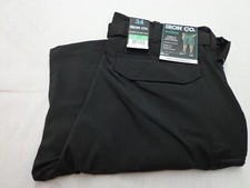 IRON CO. Hybrid Belted Shorts Black Size 34 NEW