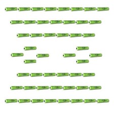 50x Exell 1.2V 600mAh NiMH AAA Rechargeable Battery Consumer Button Top USA Ship