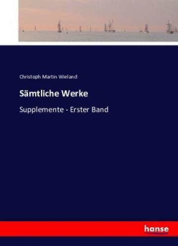 Thumbnail - Sämtliche Werke Supplemente - Erster Band 3640
