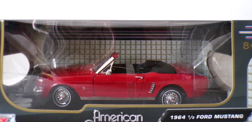 MOTOR MAX AMERICAN CLASSIC 1964 1/2 FORD MUSTANG RED MINT BOXED 1:18 - Picture 3 of 6