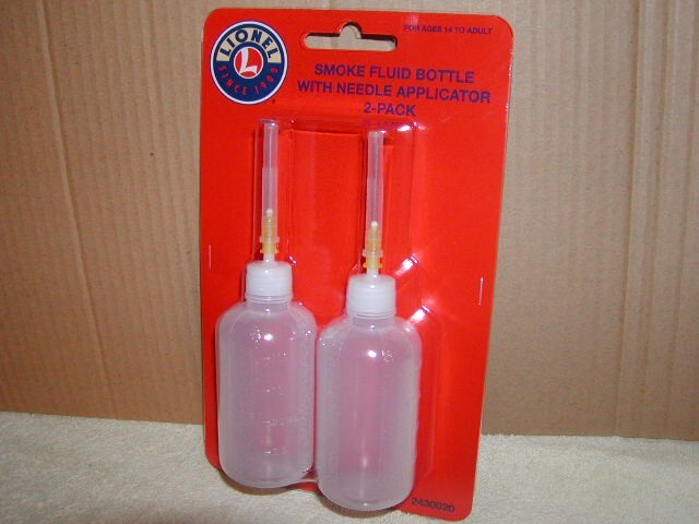 Lionel 2430020 Smoke Fluid Bottle with Needle Applicator 2 Pack MIB New Sealed