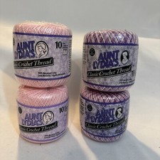 Aunt Lydia s Classic Crochet Thread Lot Of 4