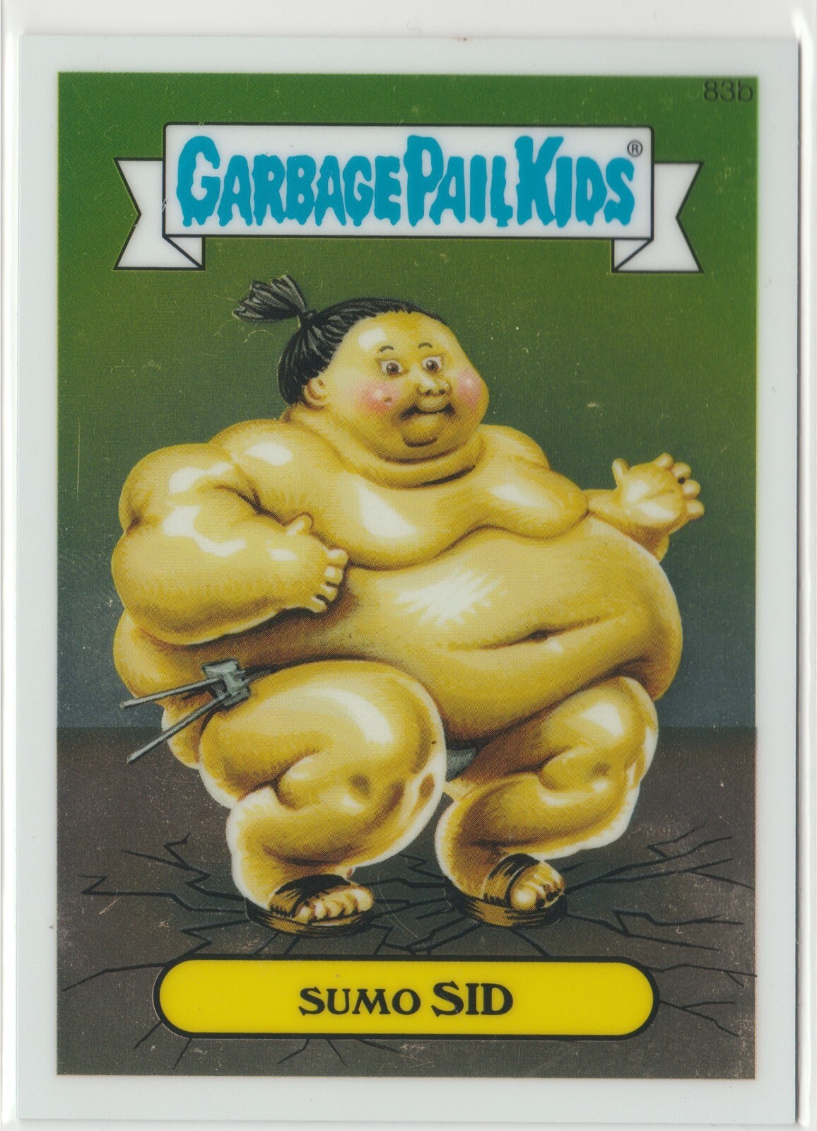 Sumo Sid 83b Garbage Pail Kids GPK 2014 Chrome Series 2 CS2 Card