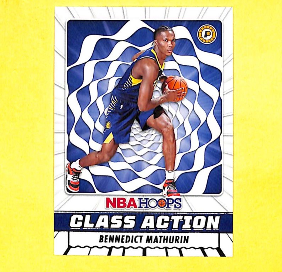 2022-23 Panini Hoops Bennedict Mathurin Class Action Rookie Card Pacers