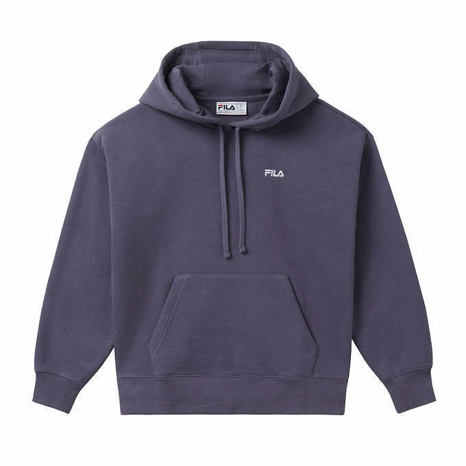 FILA Felpa con cappuccio donna logo viola PICCOLA MEDIA E GRANDE NUOVA CON ETICHETTE