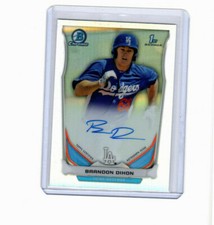 2014 Bowman Chrome Prospects Brandon Dixon Autograph Refractor Rookie Card! RC