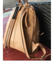 Beautiful!***via Spiga Estelle Italian Leather Nappa Backpack Bag, Beige