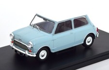 AUSTIN MINI COOPER S DUCKEGG BLUE- 1965 - 1:24 SCALE MODEL