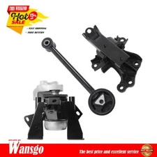 Engine Motor Mount Set 3× For 14-23 Mitsubishi Mirage Mirage/ Mirage G4 L3 1.2L