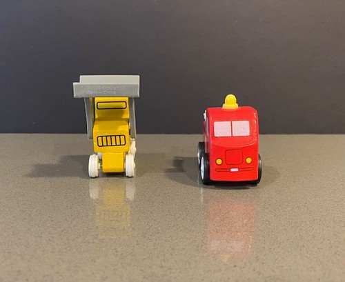 Kidkraft Wood Car Truck Lot Ambulance Firetruck Semi Taxi Construction Excavator - Picture 6 of 20