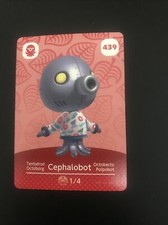 Genuine Animal Crossing Series 5 Amiibo Card CEPHALOBOT # 439