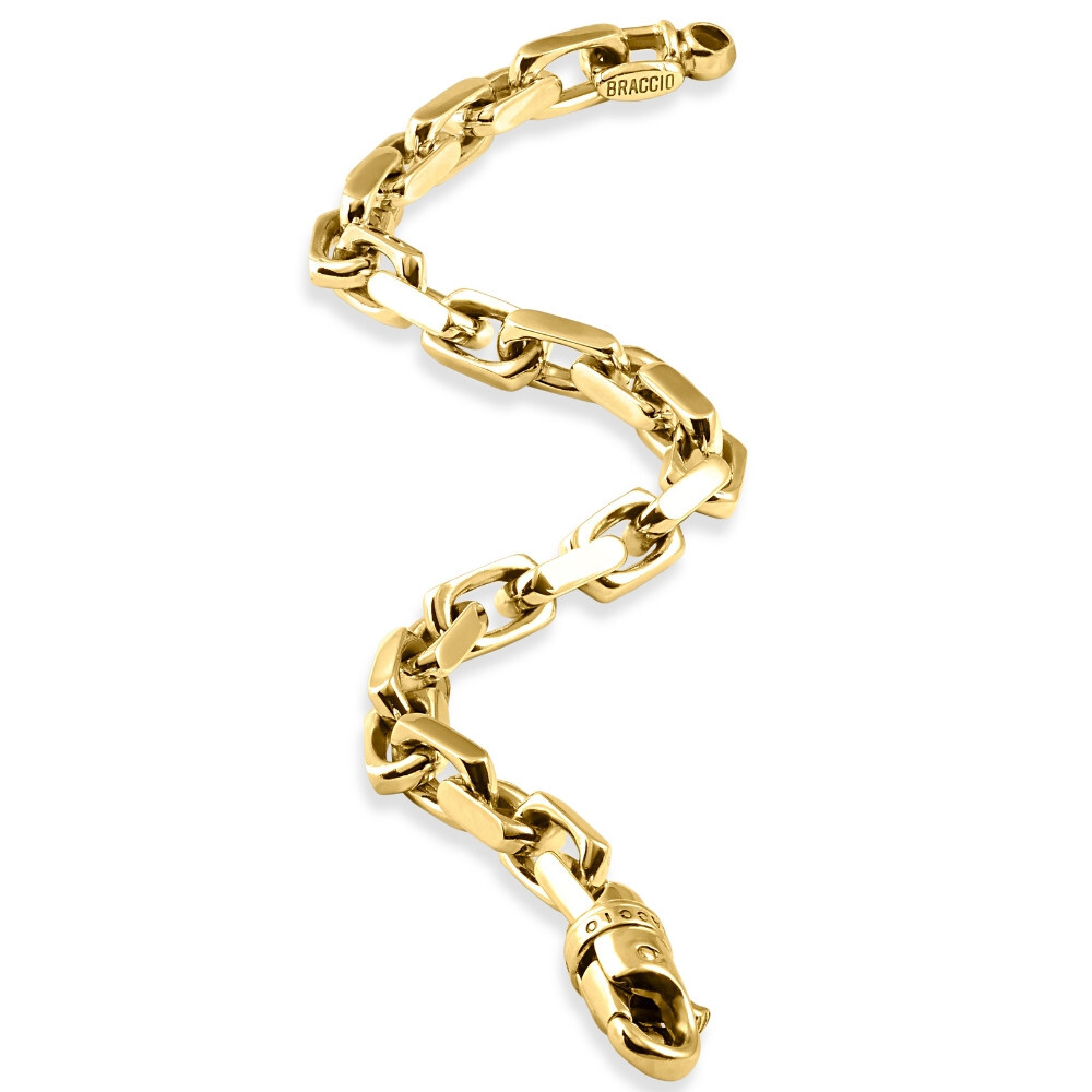 Men's Link 14k Gold (54gram) or Platinum (87gram) Bracelet